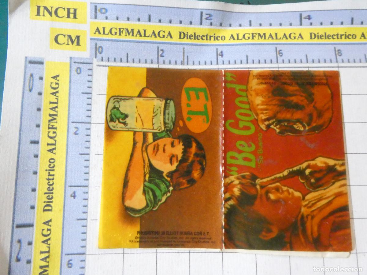 Coleccionismo Cromos antiguos: 2 CROMOS CROMITOS DE CHUCHER&Iacute;AS PASTELITOS CHOCOLATINAS PHOSKITOS. ET EXTRATERRESTRE 27 28