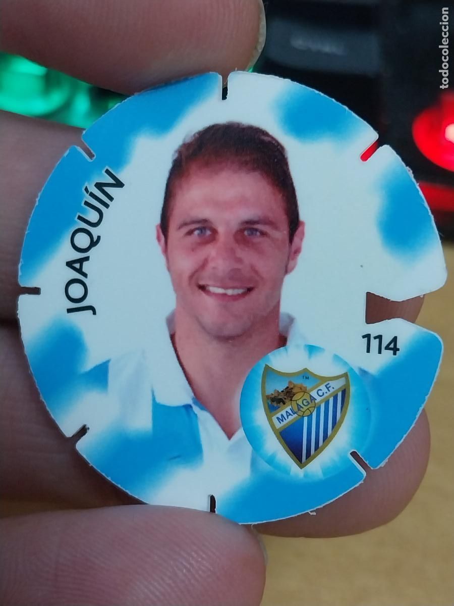 Coleccionismo cromos antiguos: JOAQUIN MALAGA TAZO VOLADOR MATU &ne; 114 LIGA 2013 CROMO TRADING USADO PROMO MATUTANO