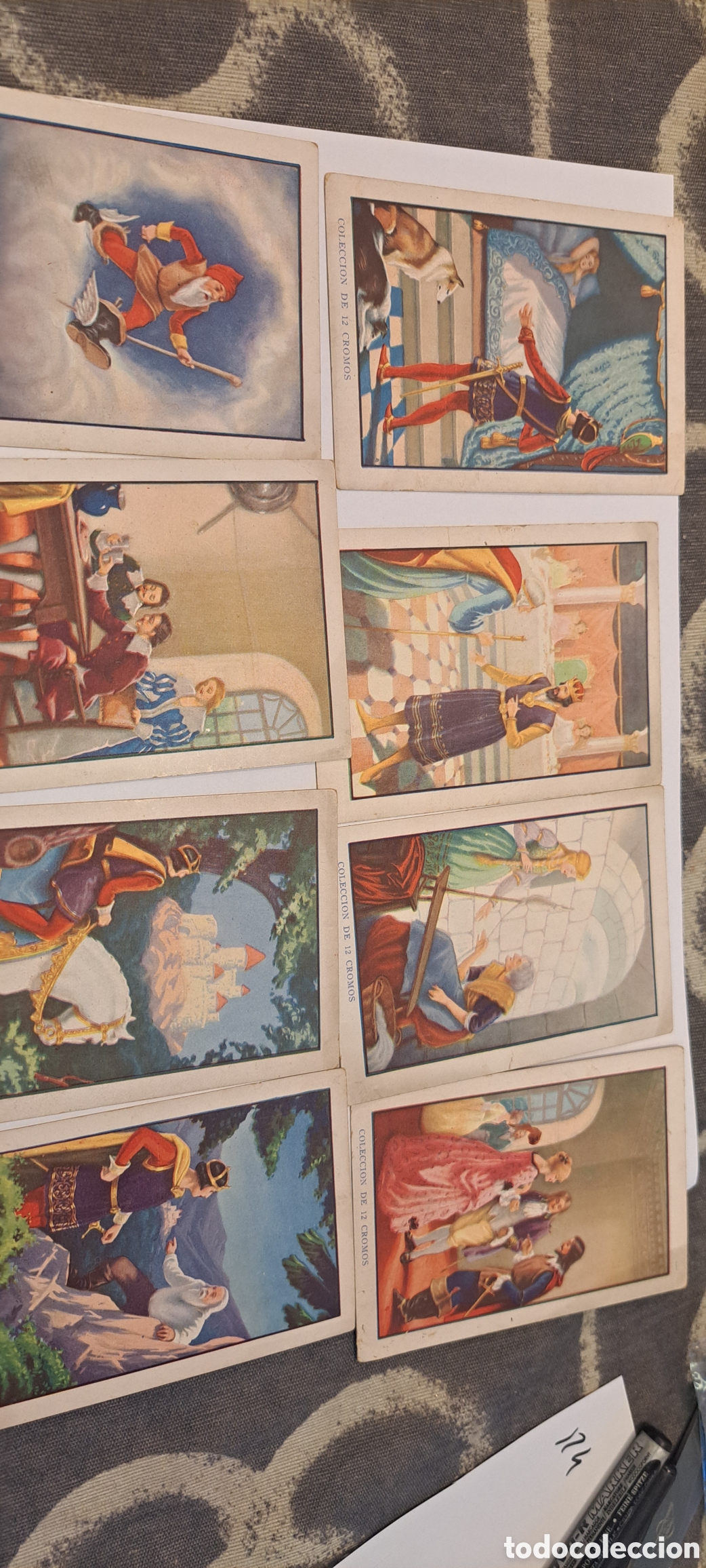 Coleccionismo cromos antiguos: 8 cromos a bella durmiente - Foto 1