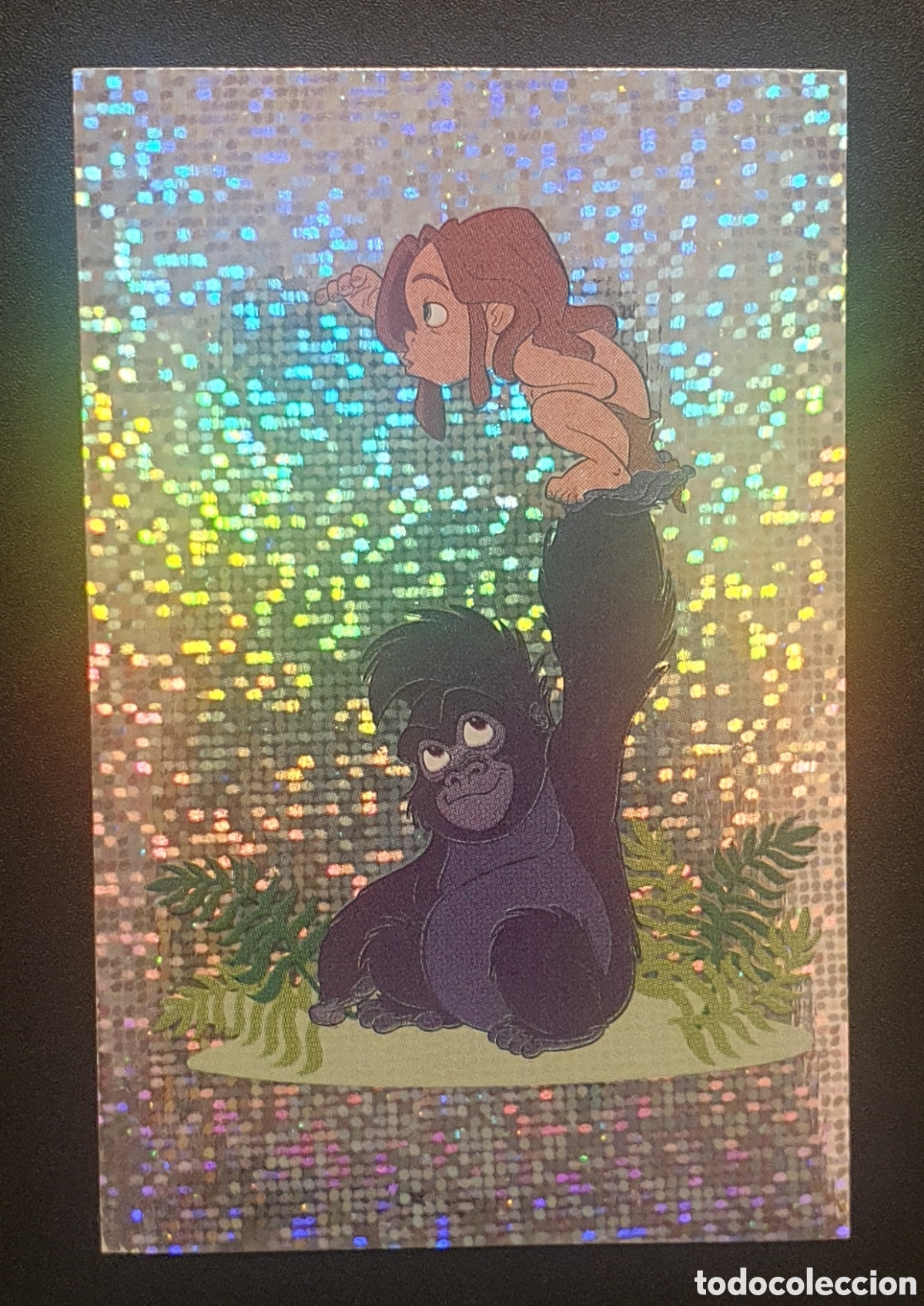 Coleccionismo cromos antiguos: CROMO LETRA E TARZAN A&Ntilde;O 2000 PANINI - Foto 1