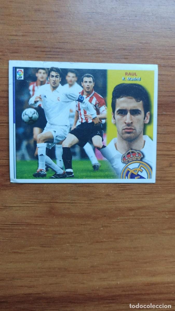 Collectable Antique Stickers: Ediciones Este,equipo R.MADRID RAUL Liga 02-03 L0161