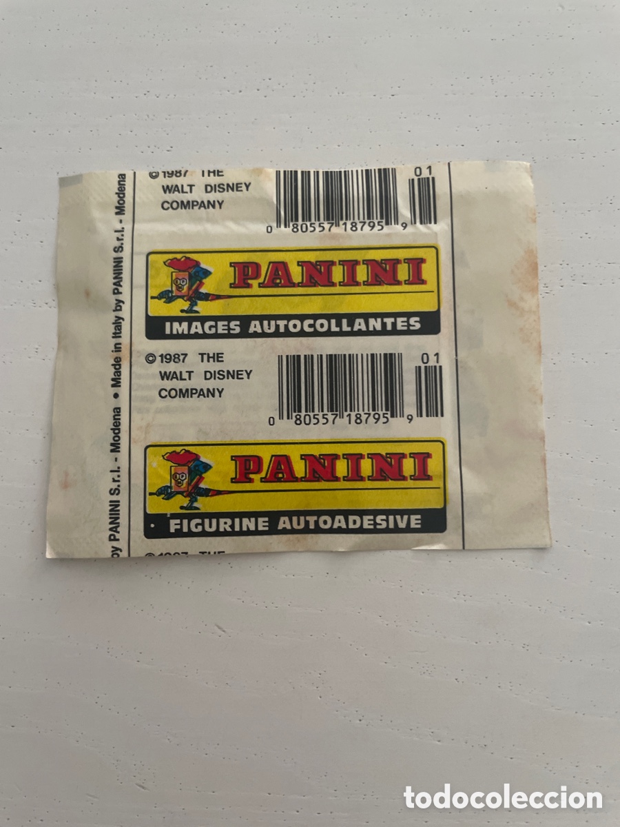Coleccionismo cromos antiguos: Sobre de cromos sin abrir DUCKTALES - Foto 2