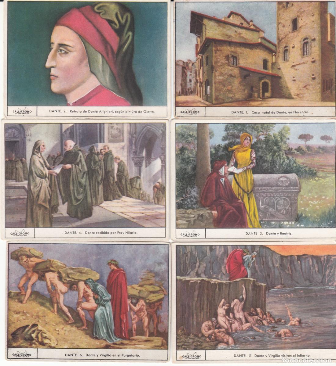 Coleccionismo cromos antiguos: GALLICROMO - SERIE COMPLETA NUM. 2 DANTE - Foto 1
