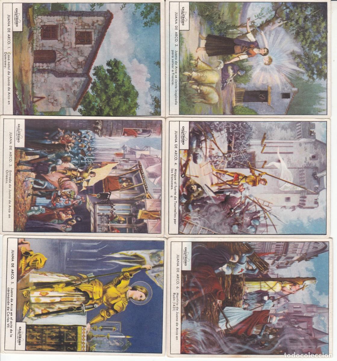Coleccionismo cromos antiguos: GALLICROMO - SERIE COMPLETA NUM. 5 JUANA DE ARCO - Foto 1