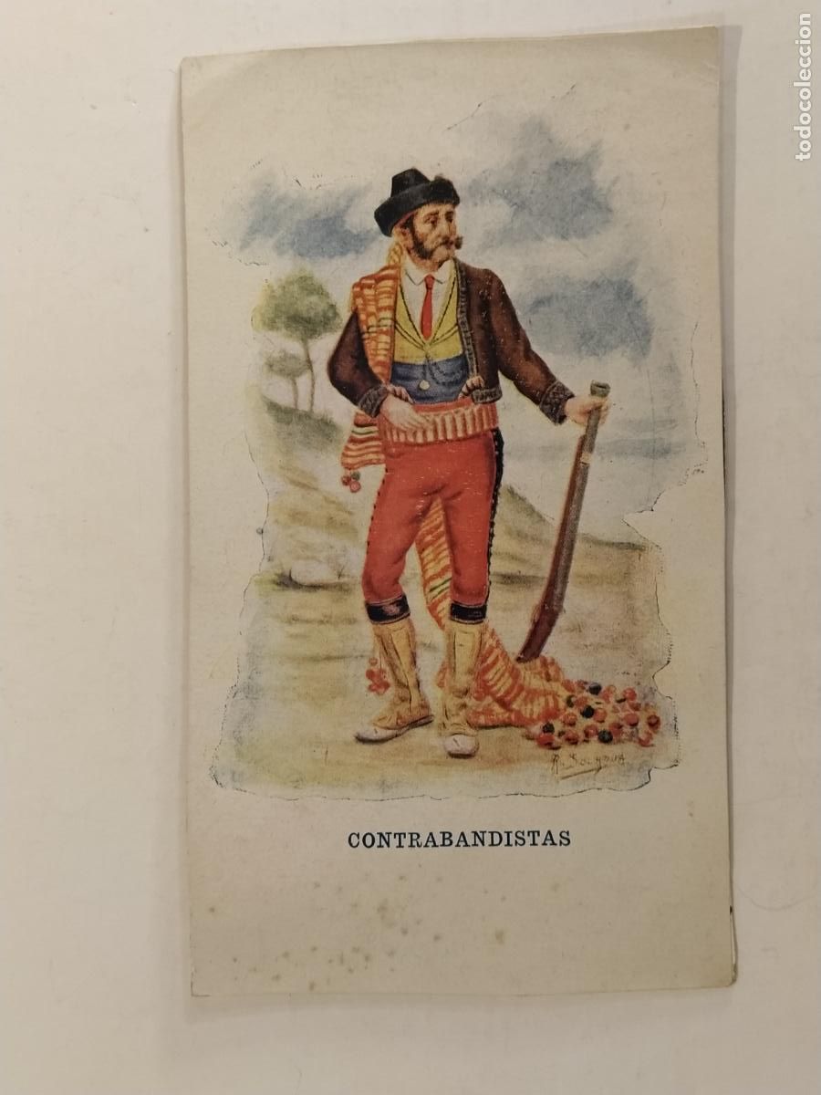 Colecionismo Cromos antigos: CONTRABANDISTAS - CROMO ANTIGUO -VER FOTOS-(111.653)