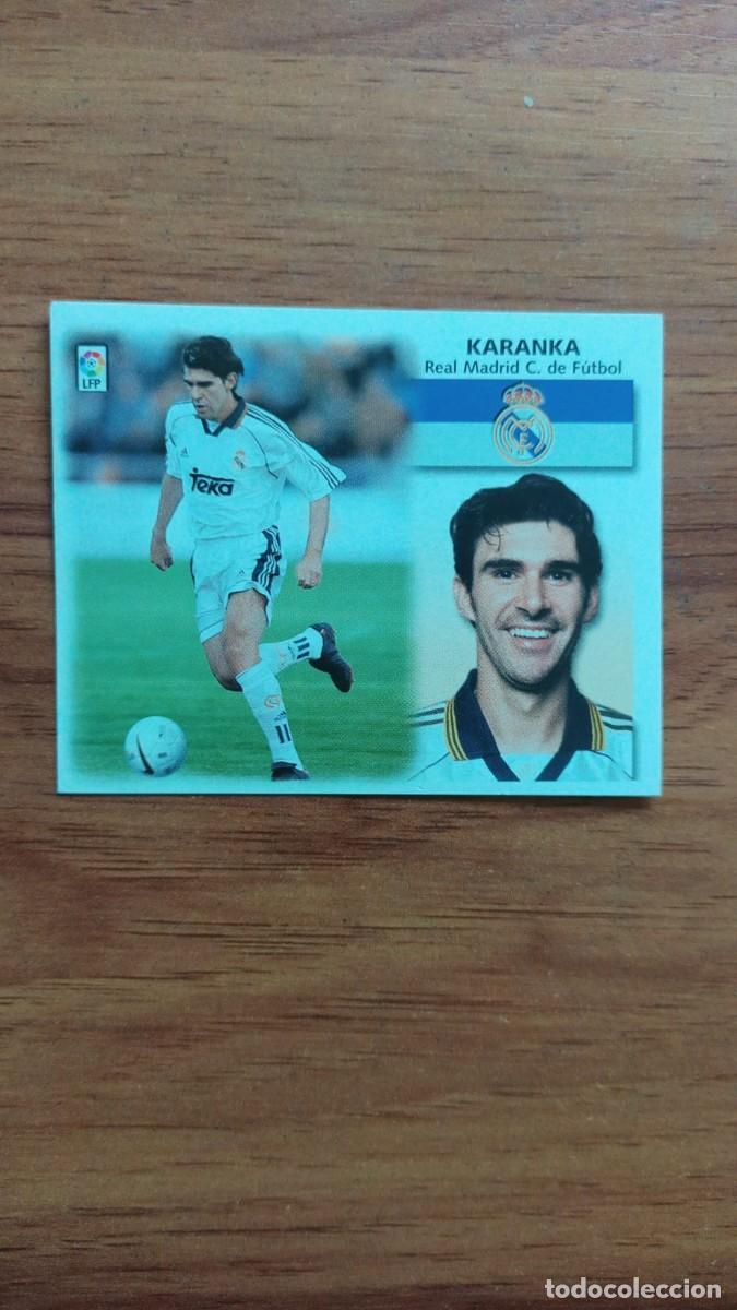 Colecionismo Cromos antigos: Ediciones Este,equipo R.MADRID KARANKA Liga 1999-2000 L0194