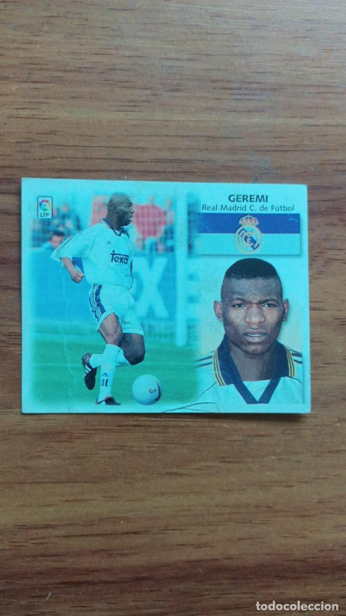 Colecionismo Cromos antigos: Ediciones Este,equipo R.MADRID GEREMI Liga 1999-2000 L0196