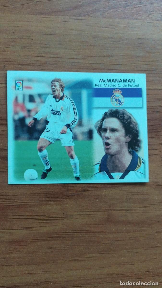 Coleccionismo cromos antiguos: Ediciones Este,equipo R.MADRID MCMANAMAN Liga 1999-2000 L0198