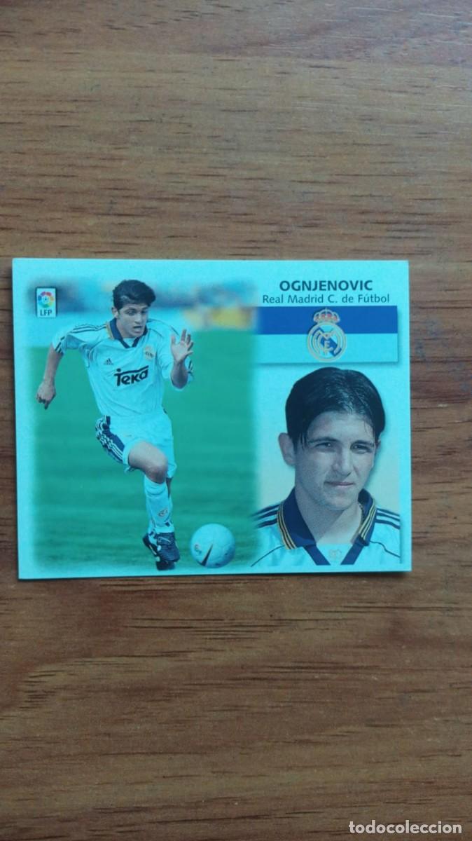 Coleccionismo cromos antiguos: Ediciones Este,equipo R.MADRID OGNJENOVIC Liga 1999-2000 L0203