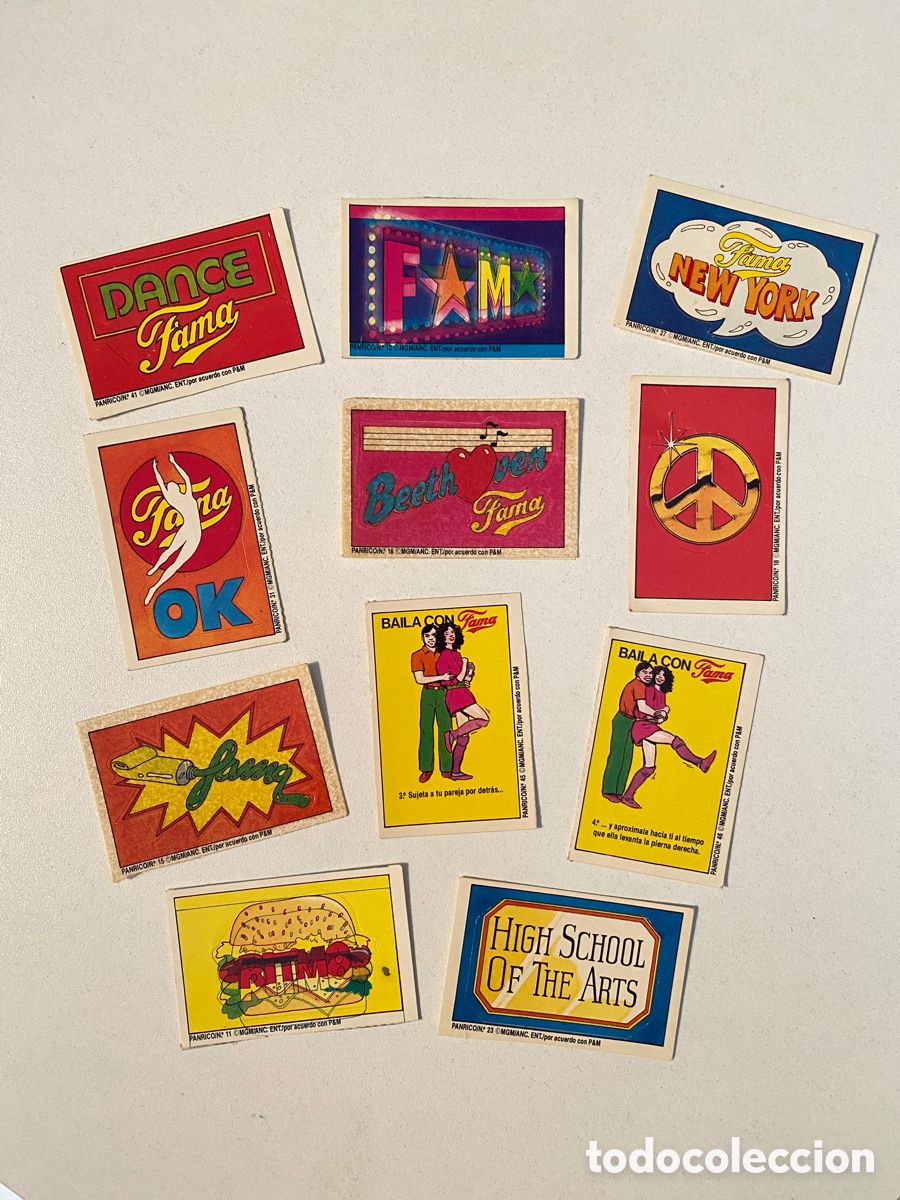 Coleccionismo Cromos antiguos: Lote 11 cromos Serie TV FAMA PANRICO