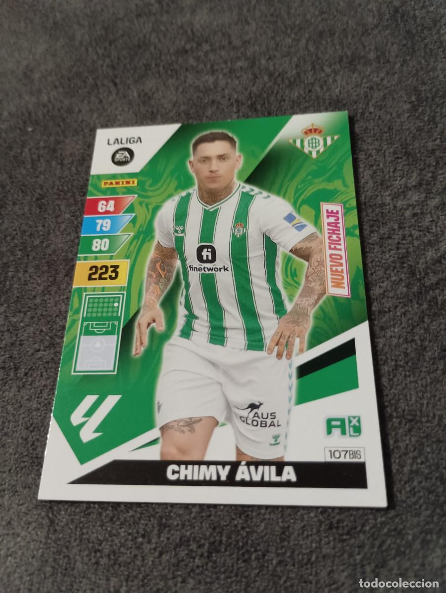 Coleccionismo cromos antiguos: CHIMY AVILA NUEVO FICHAJE LA LIGA 23 24