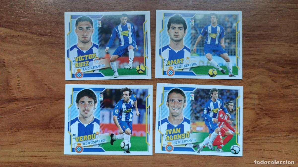Colecionismo Cromos antigos: Ediciones Este LOTE 4 CROMOS ESPANYOL Liga 2010-2011 L0288