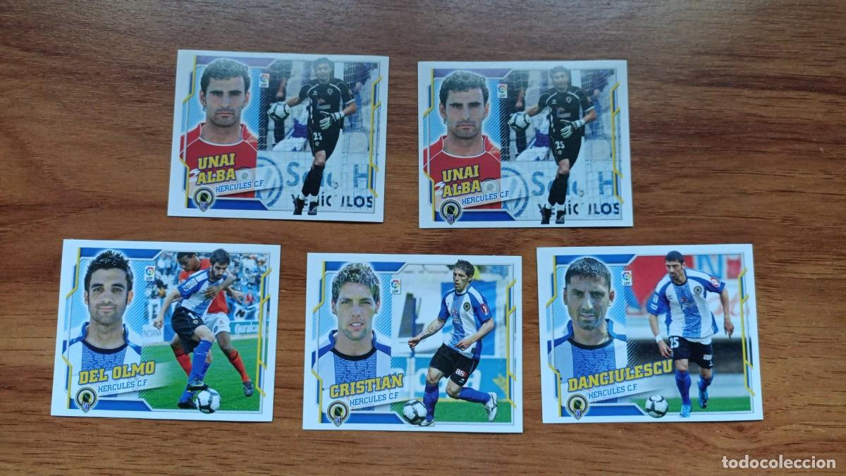 Coleccionismo cromos antiguos: Ediciones Este LOTE 5 CROMOS HERCULES Liga 2010-2011 L0290