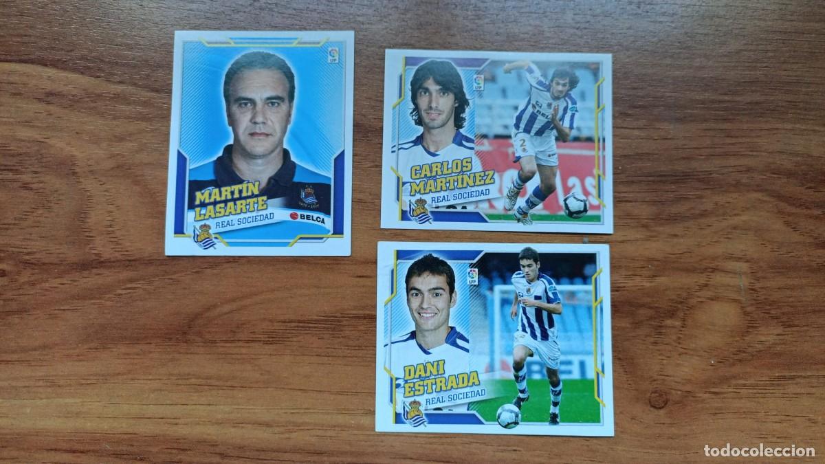 Coleccionismo cromos antiguos: Ediciones Este LOTE 3 CROMOS REAL SOCIEDAD Liga 2010-2011 L0298