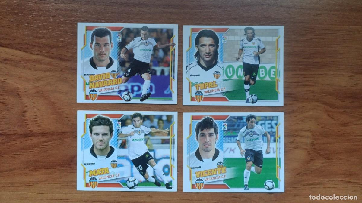 Collezionismo Figurine antiche: Ediciones Este LOTE 4 CROMOS VALENCIA Liga 2010-2011 L0301
