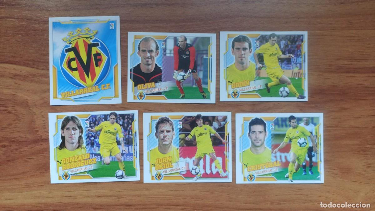 Coleccionismo cromos antiguos: Ediciones Este LOTE 6 CROMOS VILLARREAL Liga 2010-2011 L0302