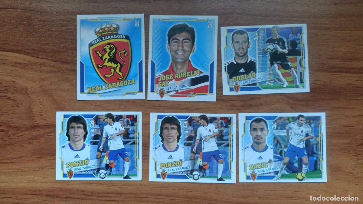 Collezionismo Figurine antiche: Ediciones Este LOTE 6 CROMOS ZARAGOZA Liga 2010-2011 L0303