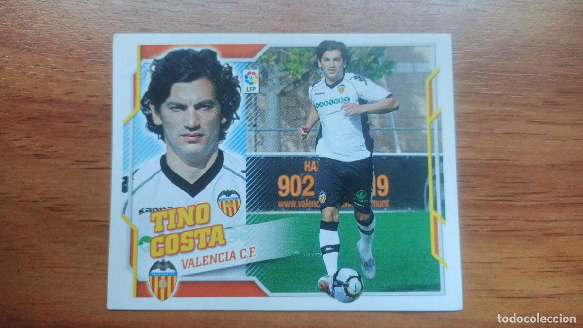 Colecionismo Cromos antigos: Ediciones Este VALENCIA TINO COSTA (ULTIMO FICHAJES 6) Liga 2010-2011 L0314