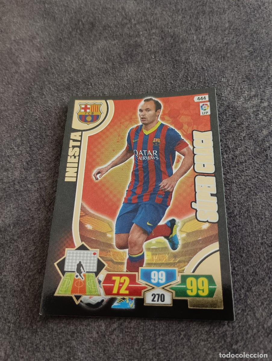 Coleccionismo cromos antiguos: INIESTA SUPER CRACK ADRENALYN 13 14 - Foto 1