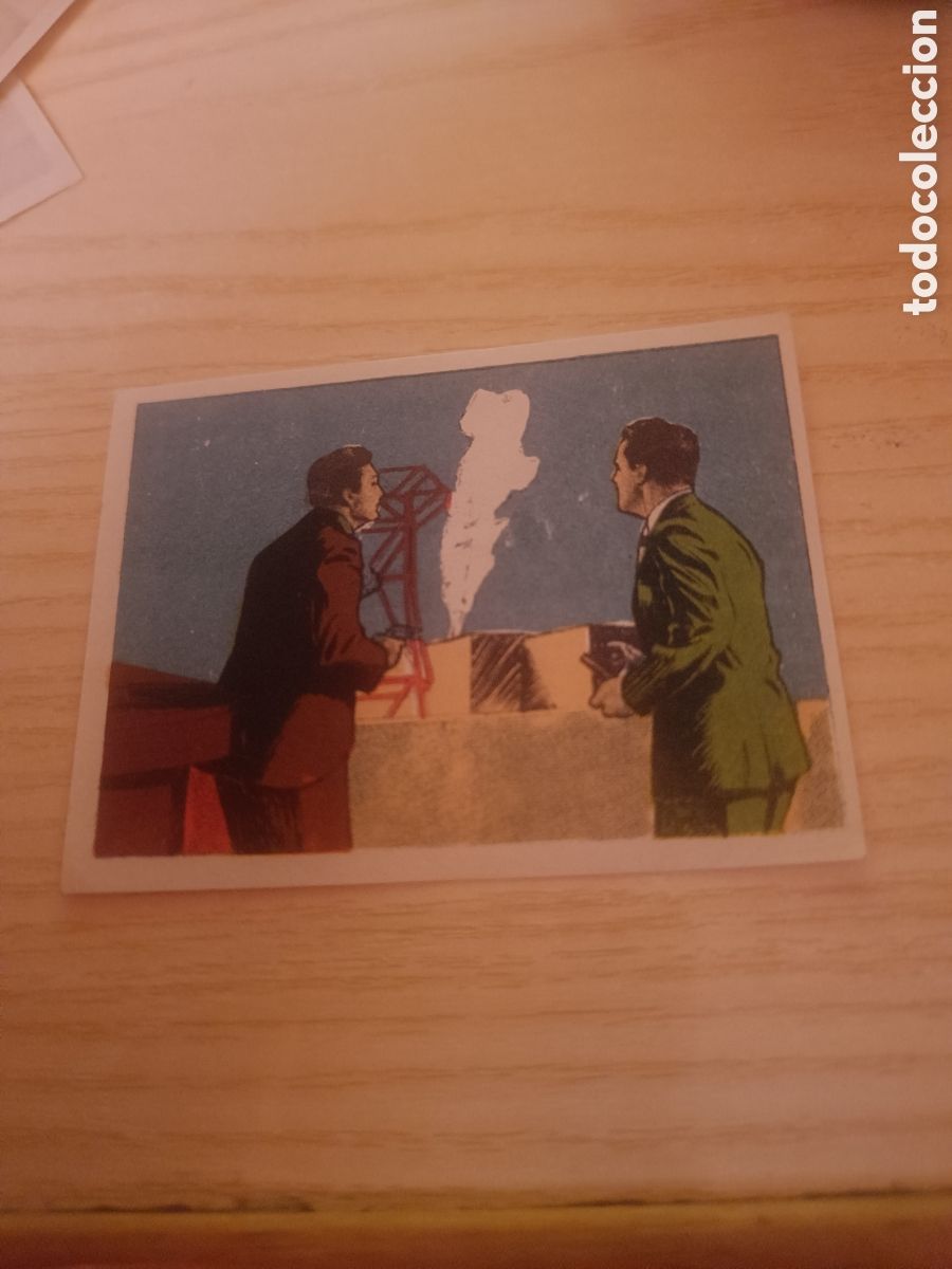 Sammeln alte Sammelbilder: Cromo Los cr&iacute;menes del fantasma - Bagu&ntilde;a Hermanos 1946 - Cinegrama Pituco - Nunca pegado N&ordm; 119