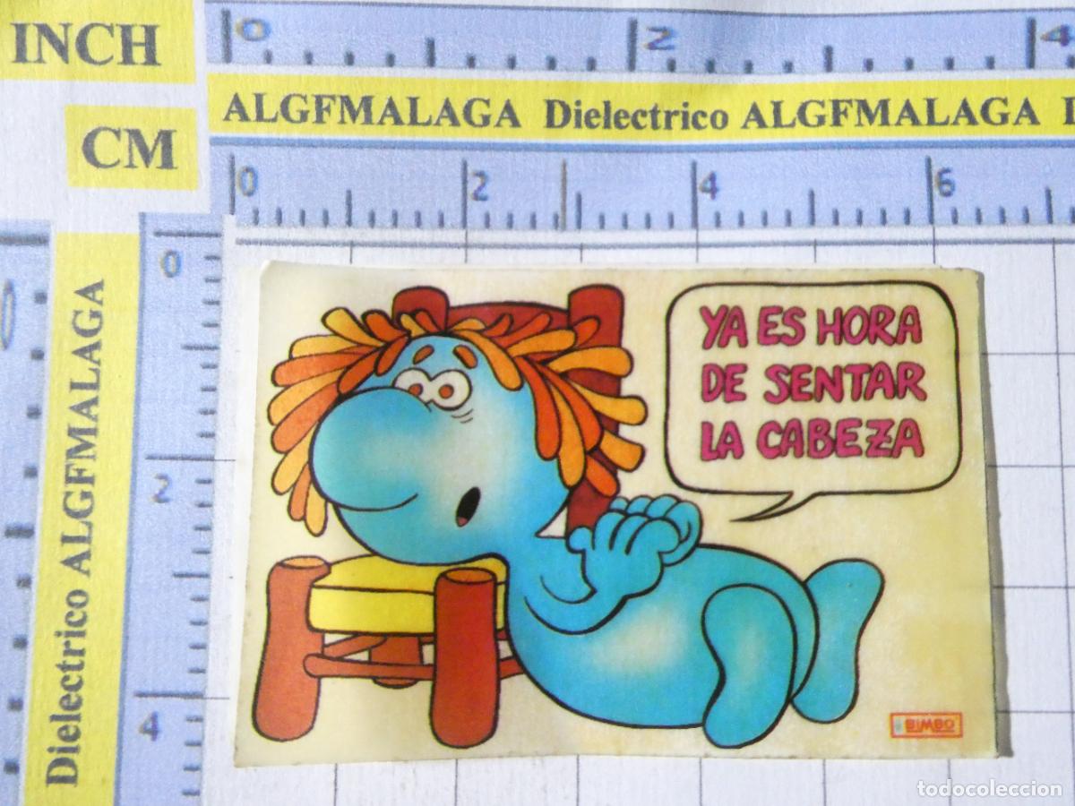 Coleccionismo cromos antiguos: CROMO CROMITO PASTELITOS CHOCOLATINAS BIMBO LOCO PEGATINAS
