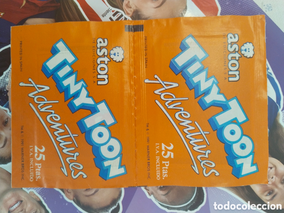 Coleccionismo cromos antiguos: Tiny Toon Adventures. Raro. Dos Sobres. Ediciones Aston - Foto 1
