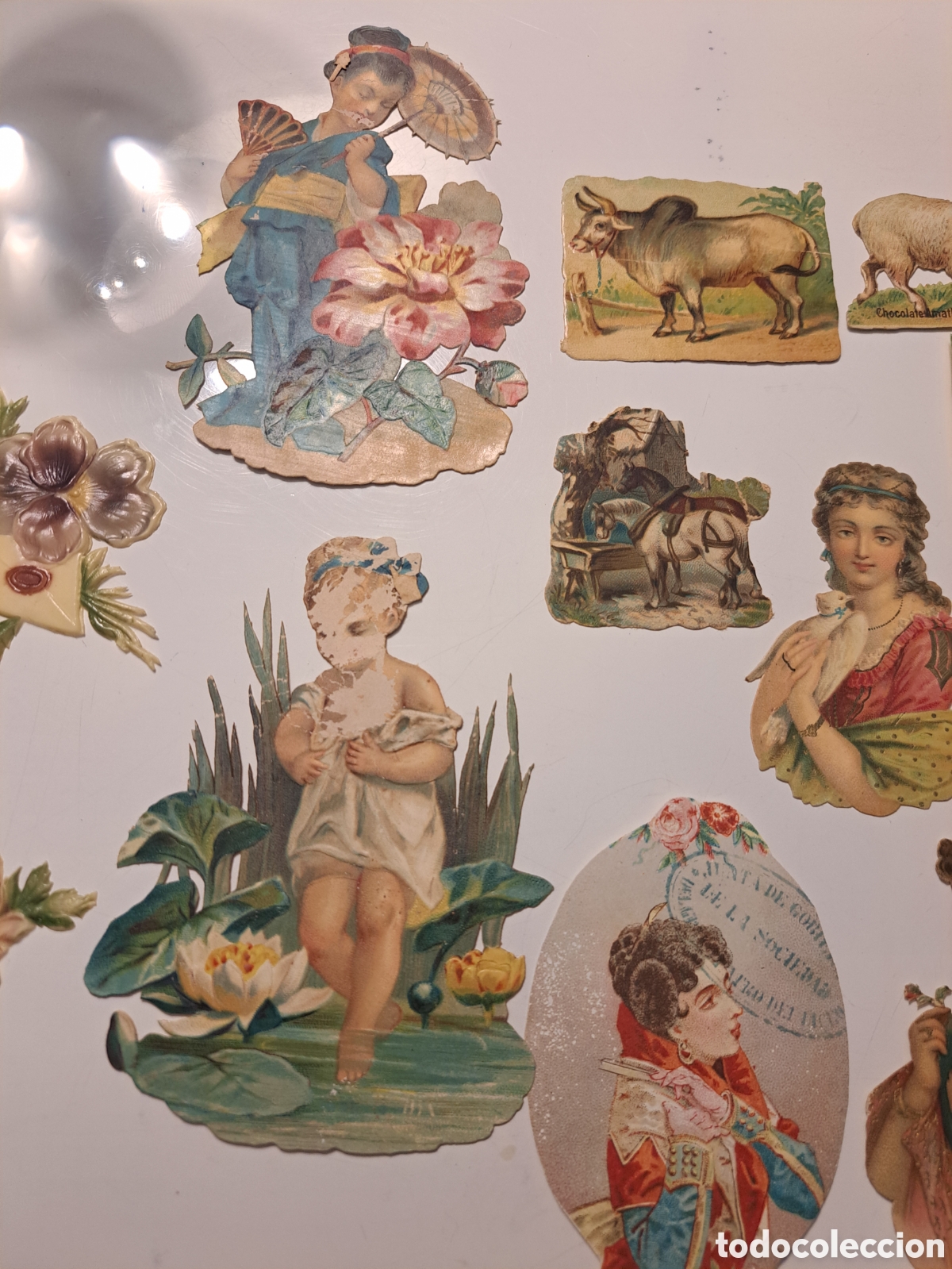 Coleccionismo cromos antiguos: 14 cromos troquelados varios - Foto 2