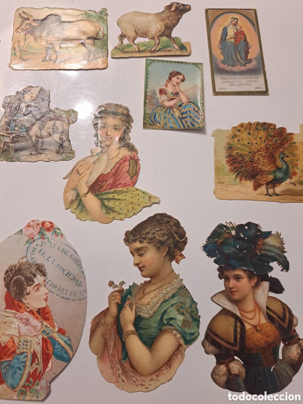 Coleccionismo cromos antiguos: 14 cromos troquelados varios - Foto 1