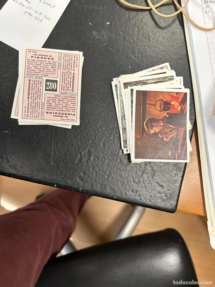 Coleccionismo Cromos antiguos: aventuras de pinocho lote de 108 cromos no pegados se venden sueltos