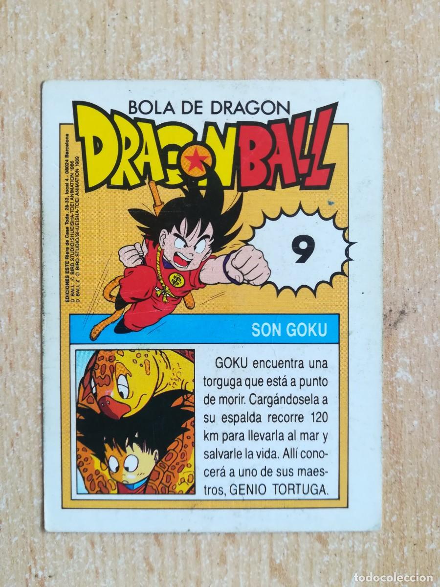 Coleccionismo cromos antiguos: Dragon Ball Ediciones Este N&ordm; 9. Son Goku - Foto 2