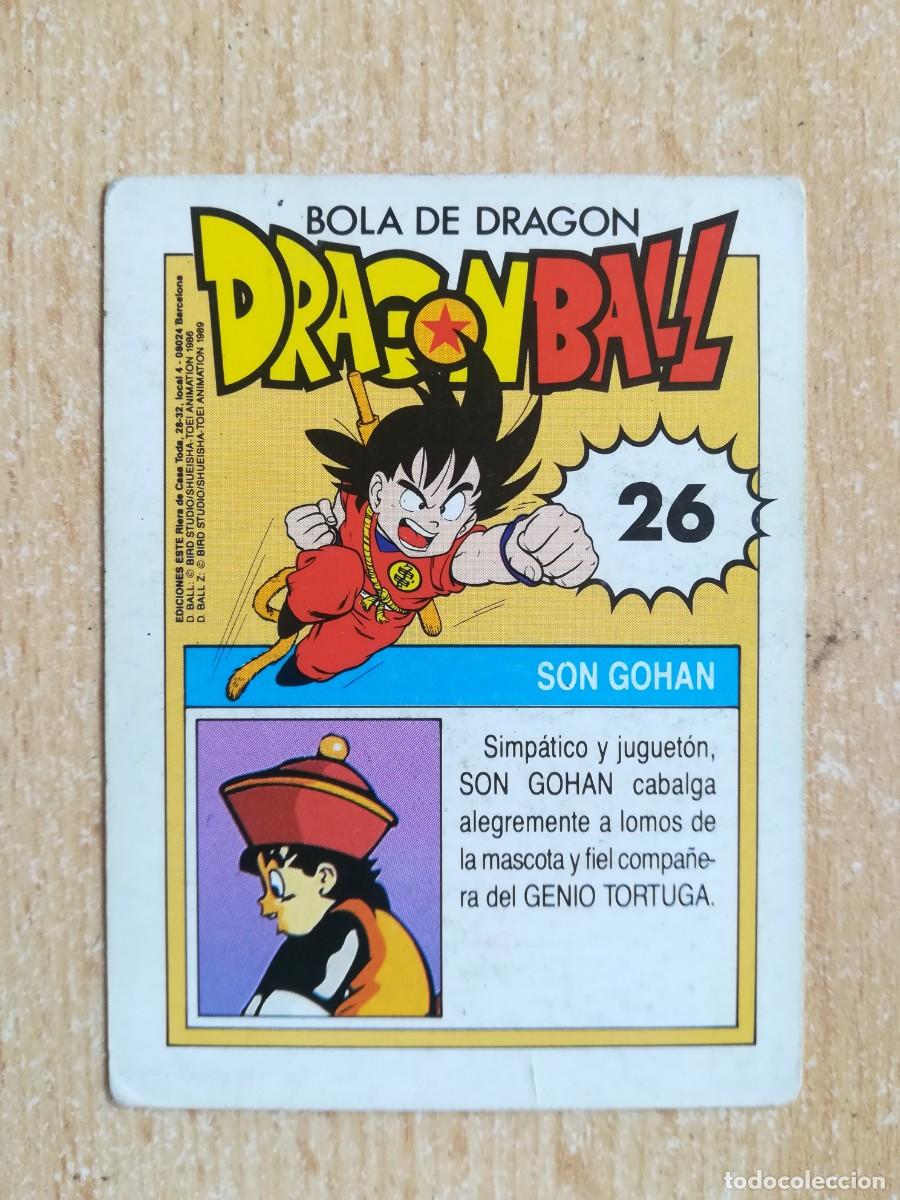Coleccionismo cromos antiguos: Dragon Ball Ediciones Este N&ordm; 26. Son Gohan - Foto 2