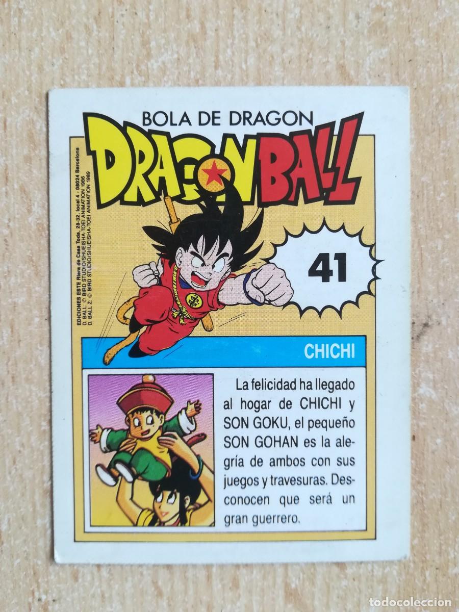 Coleccionismo cromos antiguos: Dragon Ball Ediciones Este N&ordm; 41. Chichi - Foto 2