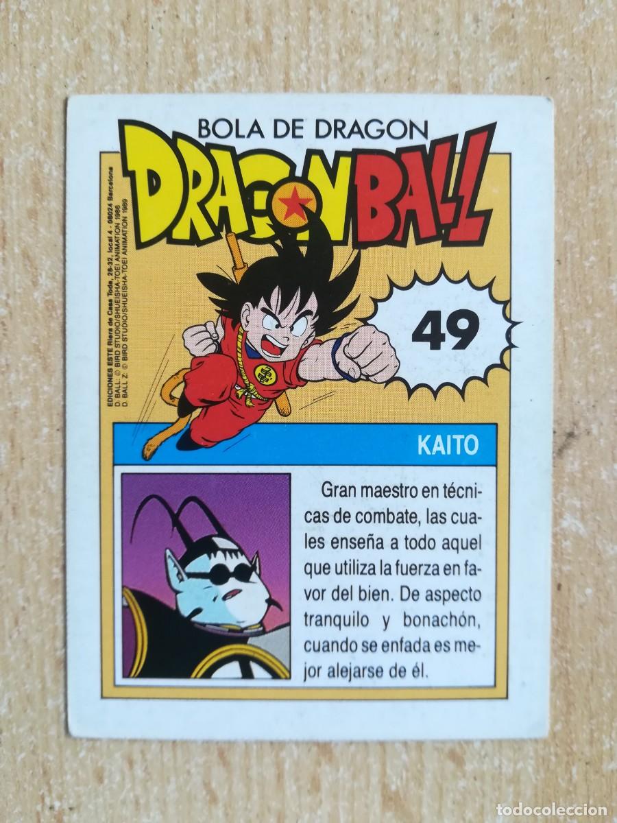 Coleccionismo cromos antiguos: Dragon Ball Ediciones Este N&ordm; 49. Kaito - Foto 2