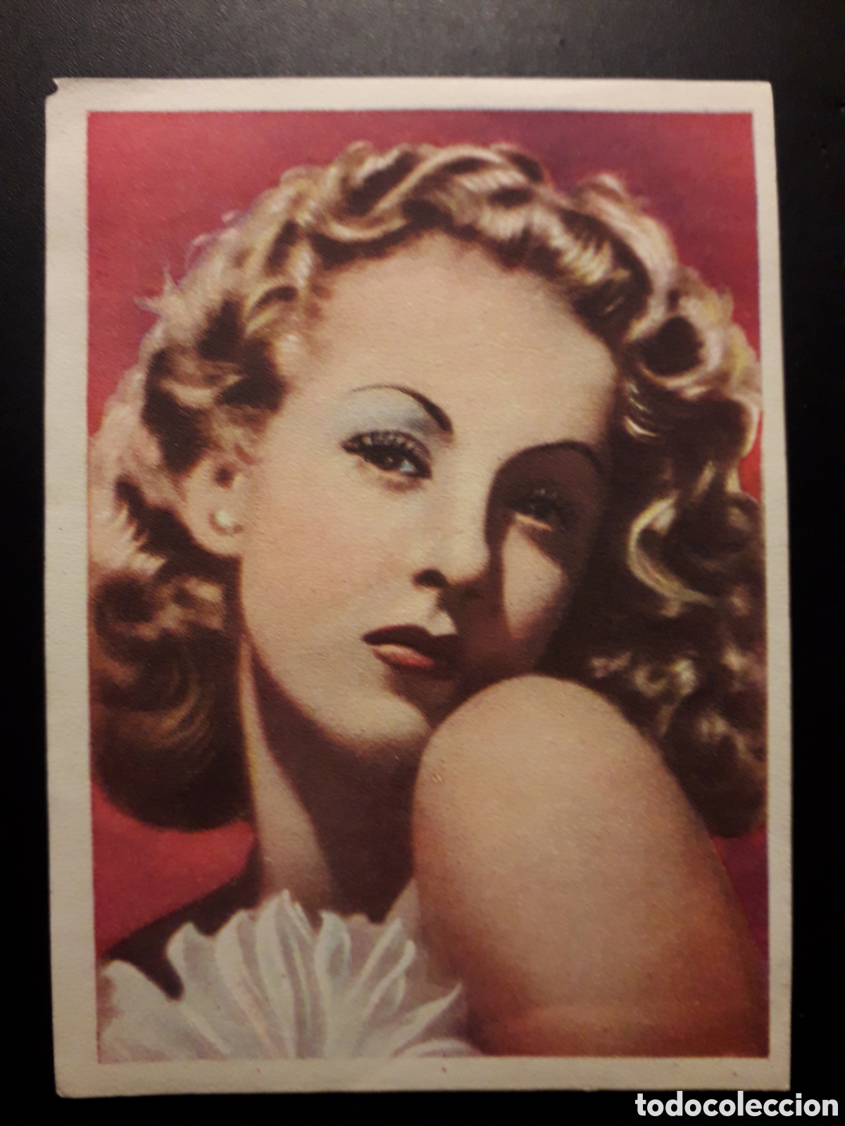 Collectionnisme Cartes &agrave; collectionner anciennes: DANIELLE SARRIEUX, CINEFOTO BRUGUERA, A&Ntilde;OS 40, FORMATO GRANDE ESQUINA MORDIDA, PEDIDO M&Iacute;NIMO 3&euro;