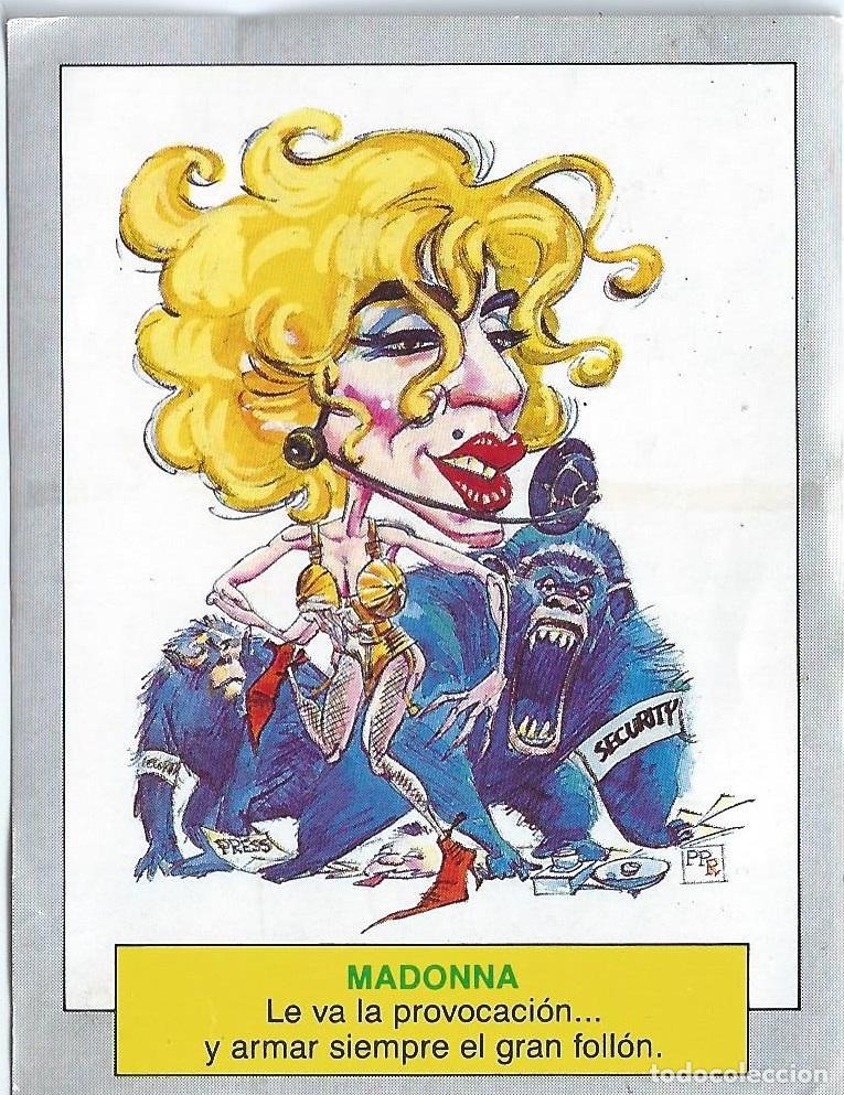 Coleccionismo cromos antiguos: Madonna - Karikatas - Ediciones Este &iexcl;Impecable! - Foto 1
