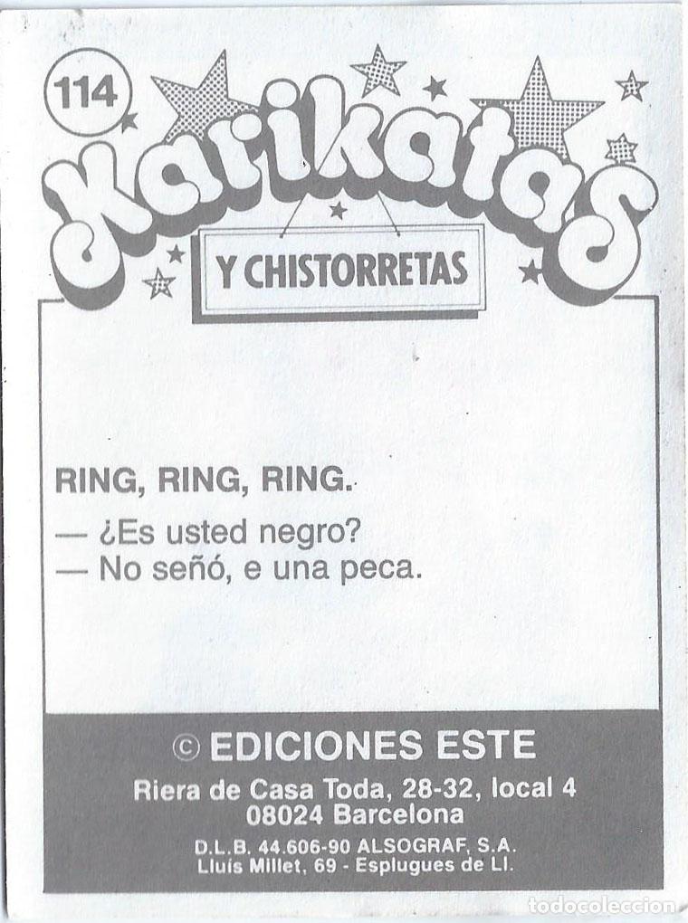 Coleccionismo cromos antiguos: Samantha Fox - Karikatas - Ediciones Este &iexcl;Impecable! - Foto 2