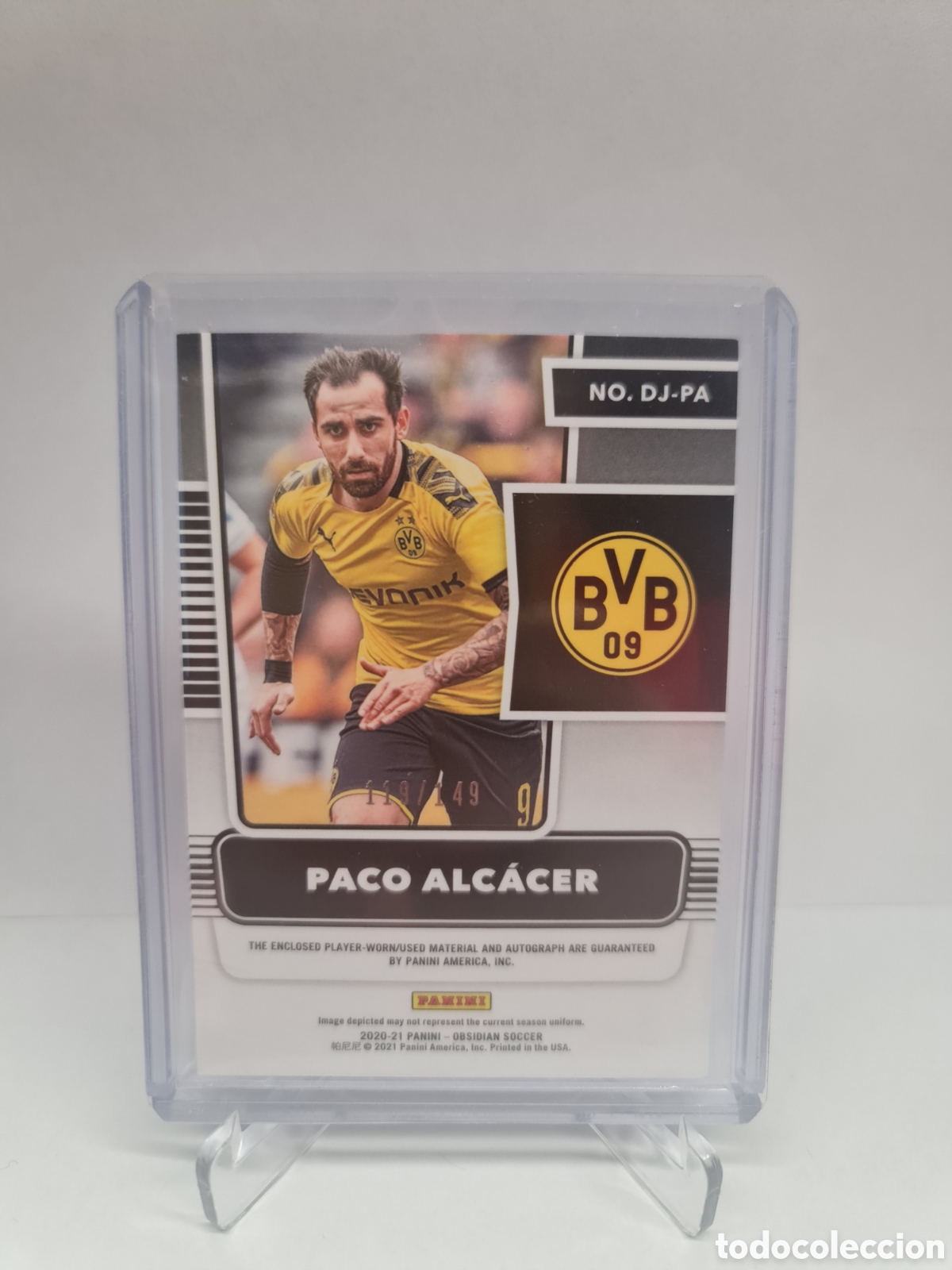 Collectable Antique Stickers: Paco Alcacer Doble Patch + Autograph /30