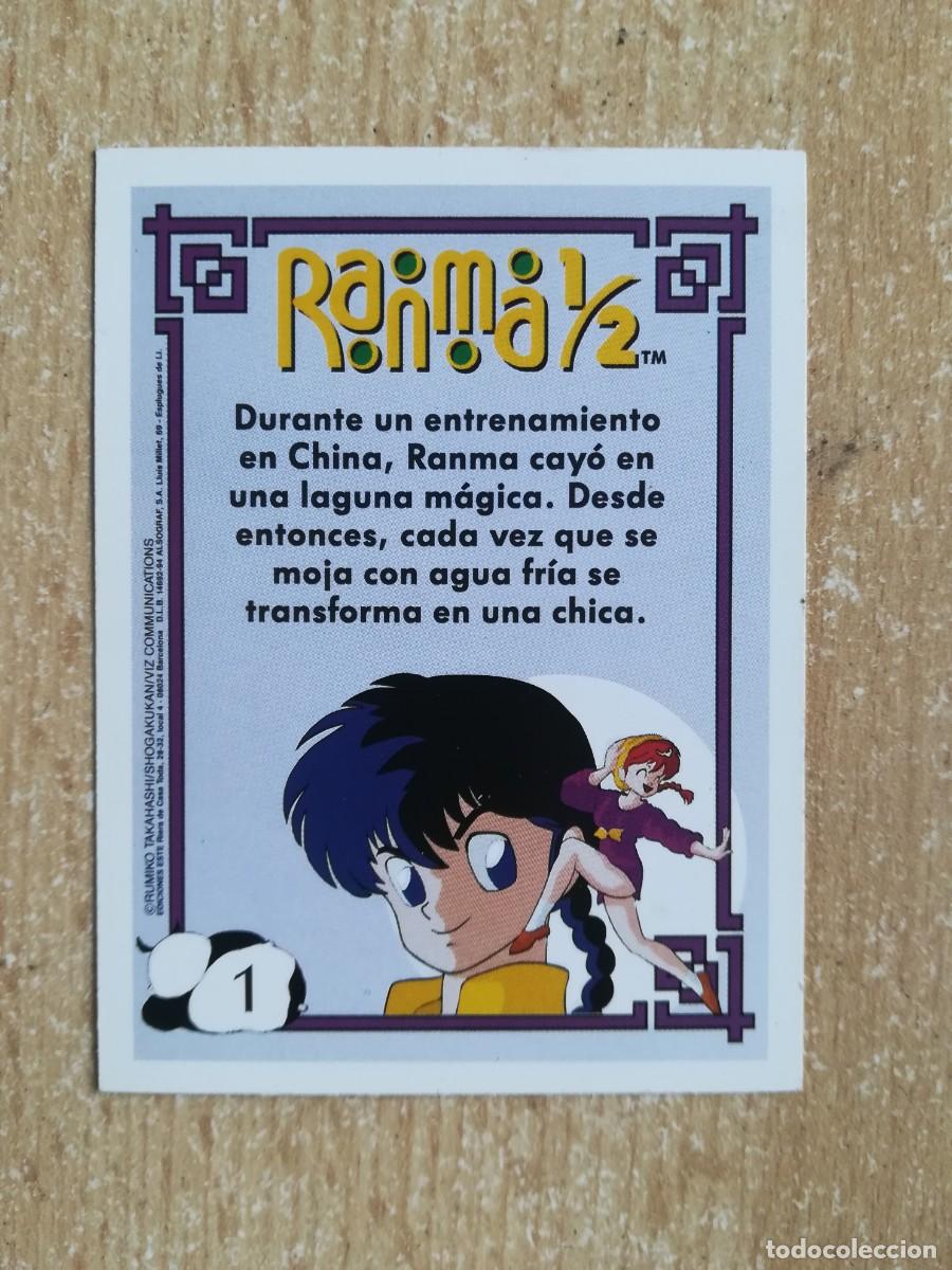 Coleccionismo cromos antiguos: Ranma 1/2 Ediciones Este N&ordm; 1 Ranma Chico-Chica. - Foto 2