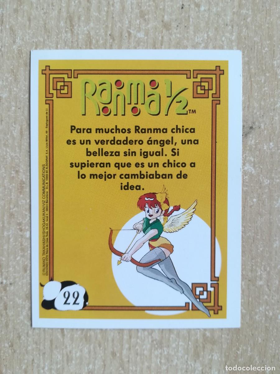 Coleccionismo cromos antiguos: Ranma 1/2 Ediciones Este N&ordm; 22 Ranma Chica. - Foto 2