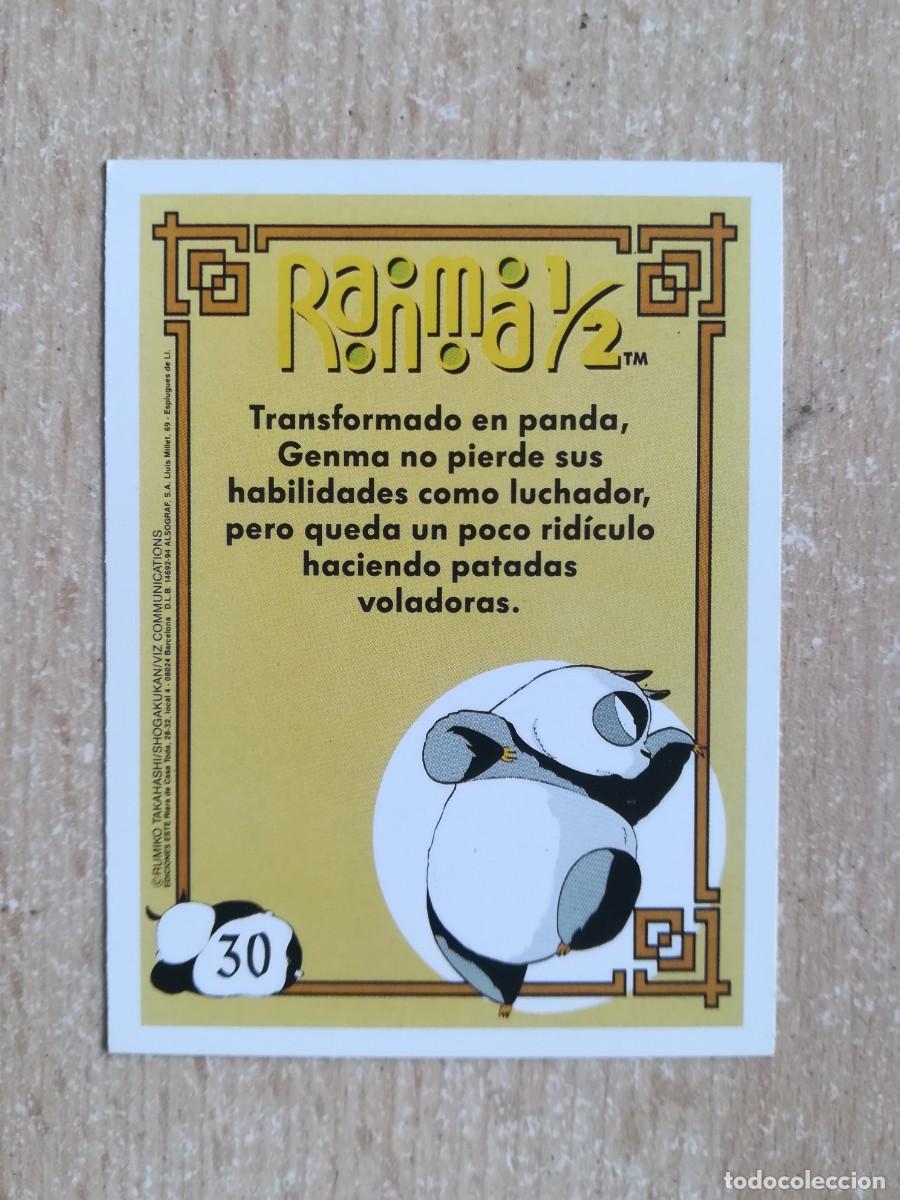 Coleccionismo cromos antiguos: Ranma 1/2 Ediciones Este N&ordm; 30 Genma Panda. - Foto 2