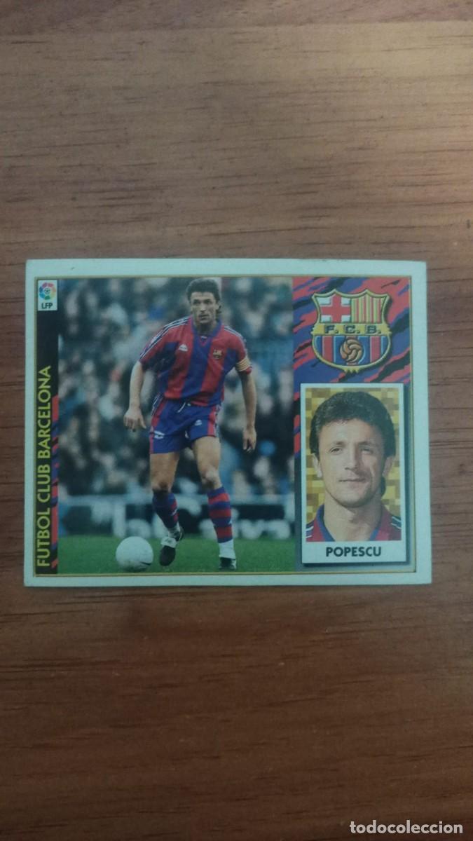 Coleccionismo cromos antiguos: Ediciones Este F.C BARCELONA POPESCU (BAJA) Liga 1997-1998 L0392