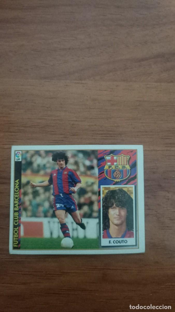 Collectable Antique Stickers: Ediciones Este F.C BARCELONA F.COUTO Liga 1997-1998 L0402