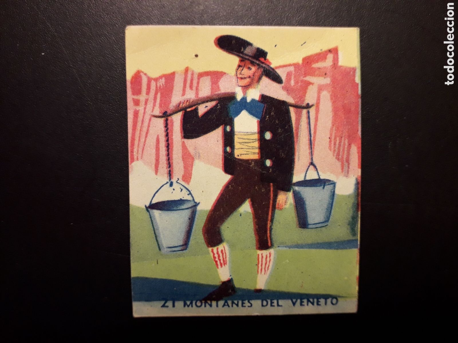 Colecionismo Cromos antigos: MONTA&Ntilde;&Eacute;S VENETO N&deg; 21 RAZAS Y PA&Iacute;SES DEL MUNDO, ED HISPANO AMERICANA 1952 SIN PEGAR PEDIDO M&Iacute;NIMO 3&euro;