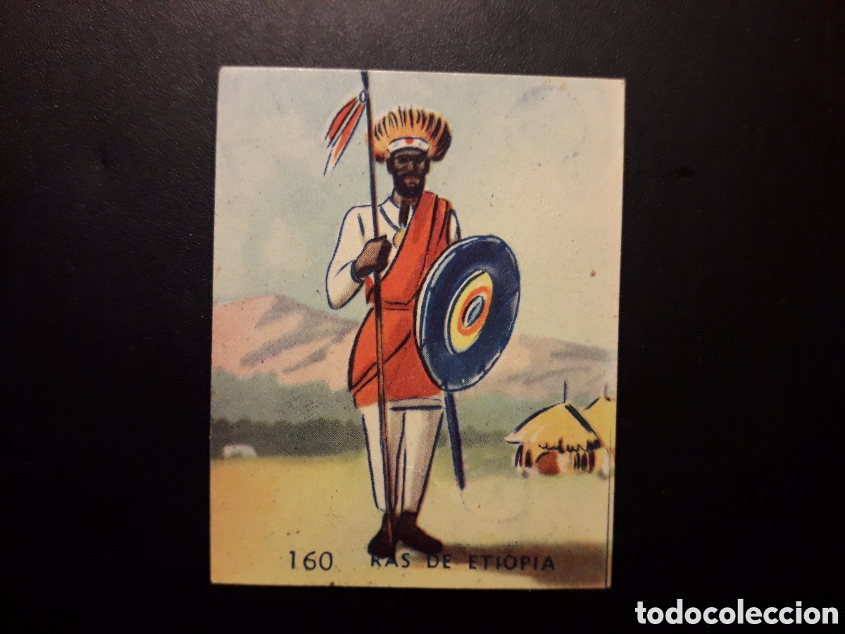 Colecionismo Cromos antigos: RAS DE ETIOP&Iacute;A N&deg; 160 RAZAS Y PA&Iacute;SES DEL MUNDO, ED HISPANO AMERICANA 1952 SIN PEGAR PEDIDO M&Iacute;NIMO 3&euro;