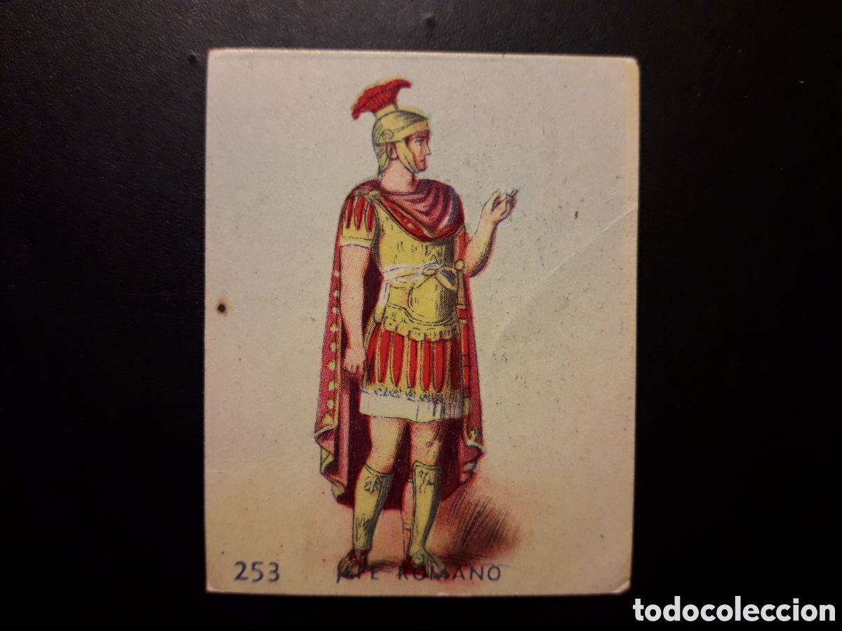 Colecionismo Cromos antigos: JEFE ROMANO N&deg; 253 RAZAS Y PA&Iacute;SES DEL MUNDO, ED HISPANO AMERICANA 1952 SIN PEGAR, PEDIDO M&Iacute;NIMO 3&euro;.