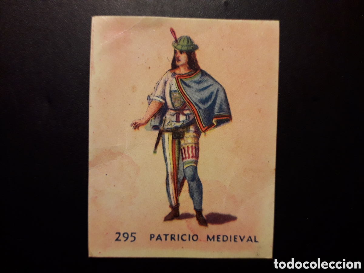 Colecionismo Cromos antigos: PATRICIO MEDIEVAL N&deg; 295 RAZAS Y PA&Iacute;SES DEL MUNDO, ED HISPANO AMERICANA 1952 PEDIDO M&Iacute;NIMO 3&euro;