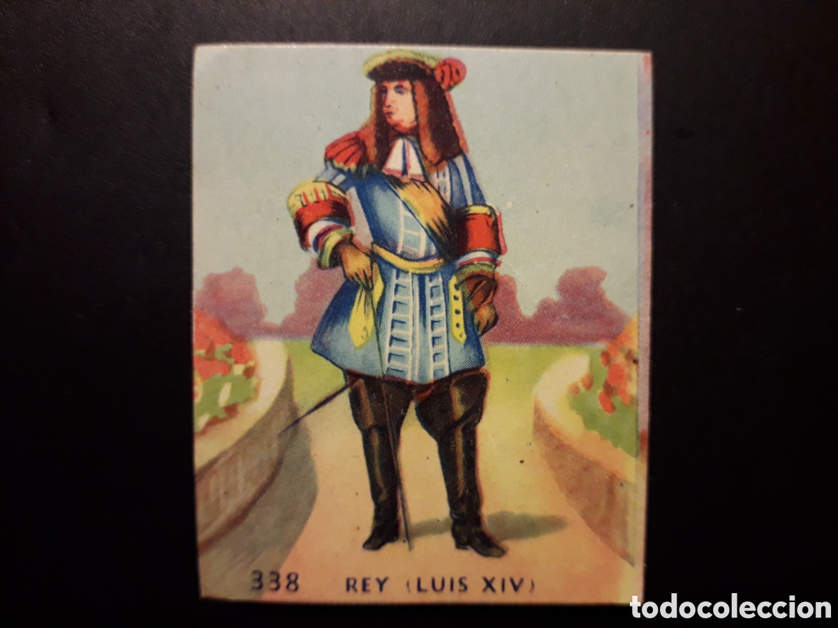 Colecionismo Cromos antigos: REY LUIS XIV N&deg; 338 RAZAS Y PA&Iacute;SES DEL MUNDO, ED HISPANO AMERICANA 1952 SIN PEGAR, PEDIDO M&Iacute;NIMO 3&euro;.
