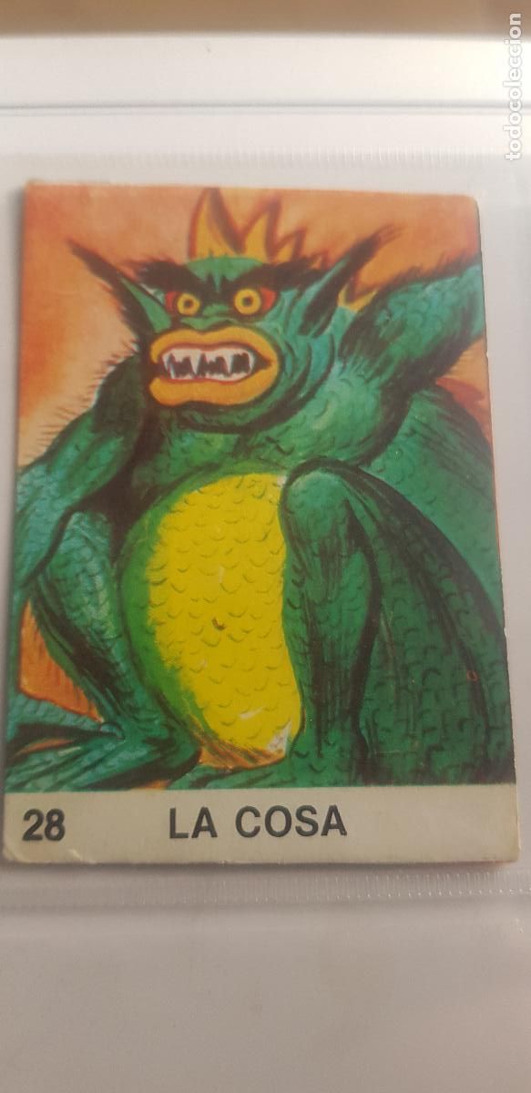 Coleccionismo cromos antiguos: SUPER CROMOS MONSTRUOS-N&ordm;28 LA COSA - Foto 1