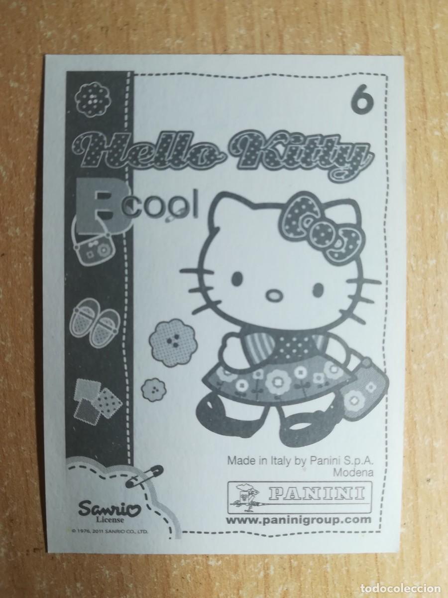 Coleccionismo cromos antiguos: Cromo Hello Kitty Bcool N&ordm; 6 sin pegar. Panini 2011. - Foto 2