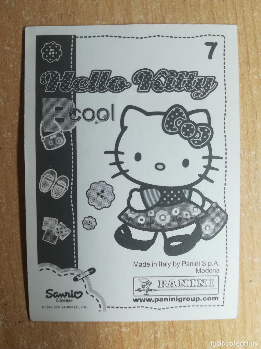Coleccionismo cromos antiguos: Cromo Hello Kitty Bcool N&ordm; 7 sin pegar. Panini 2011. - Foto 2